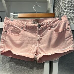 Aeropostale Pink Jean Shorts Casual Summer Style